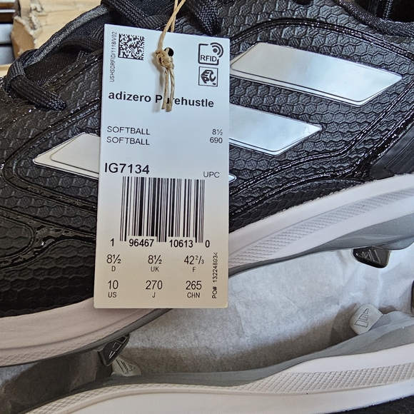 Adidas ADIZERO PUREHUSTLE 3 CLEATS women's softball shoes IG7134 - Picture 11 of 16